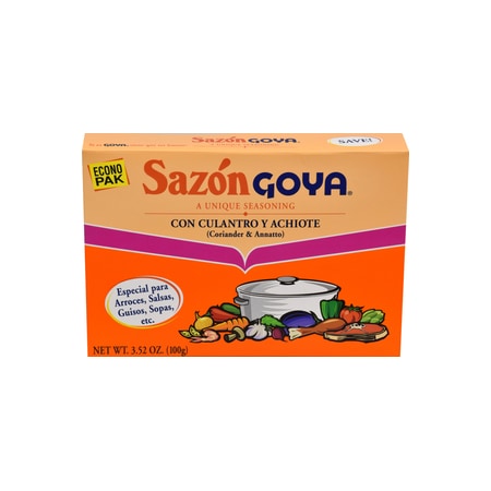 GOYA Sazon Goya Coriander & Annatto Seasoning Econo Pak 3.52 oz., PK18 3779